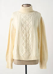 Pull col roulé beige JULIE GUERLANDE pour femme seconde vue