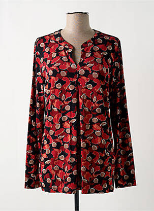 Tunique manches longues rouge BRANDTEX pour femme