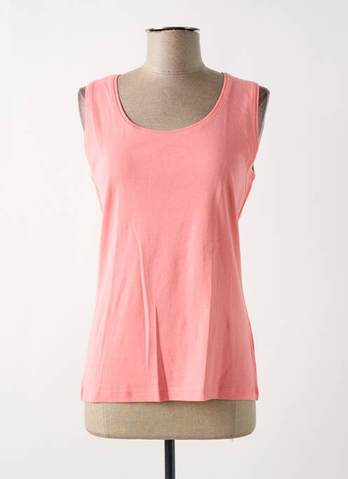 Débardeur coupe droite sans manche rose M.X.O femme