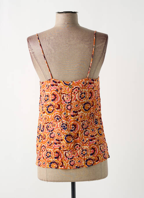 Top imprimé fantaisie fines bretelles orange LOLA ESPELETA femme