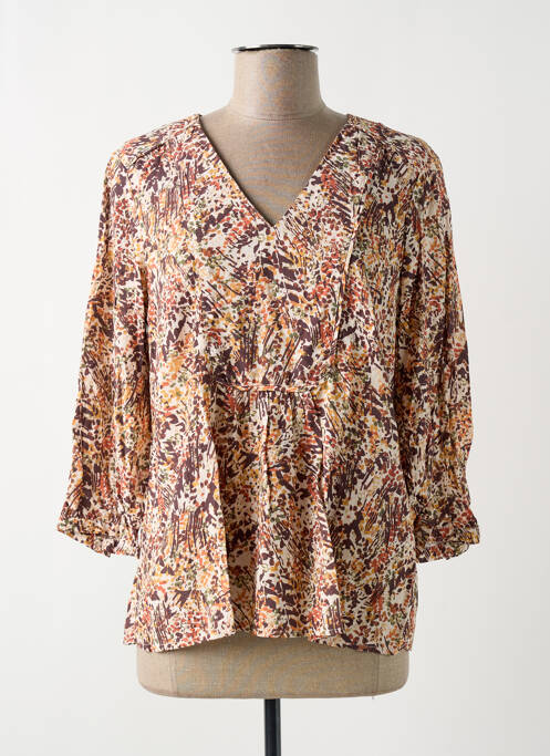 Blouse orange JULIE GUERLANDE pour femme