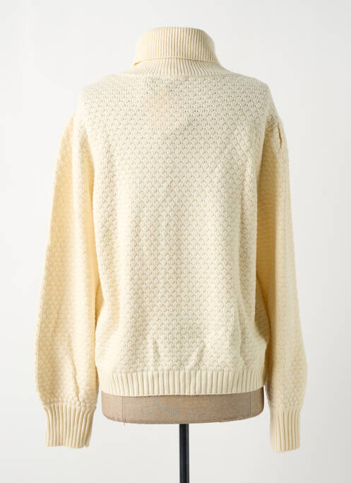 Pull col roulé beige JULIE GUERLANDE femme