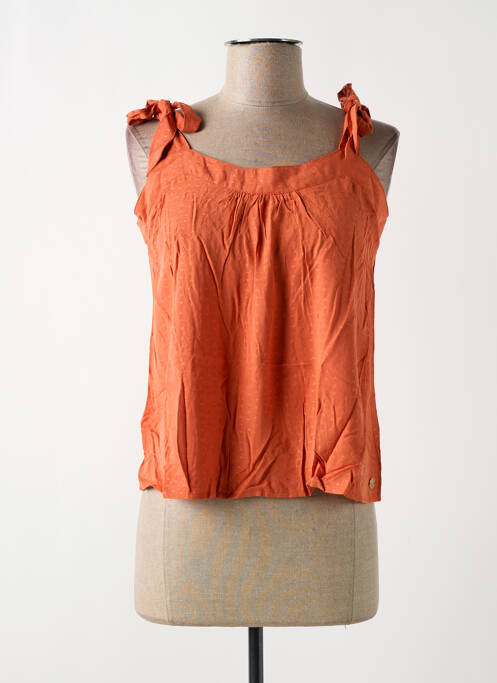 Top orange LOLA ESPELETA pour femme