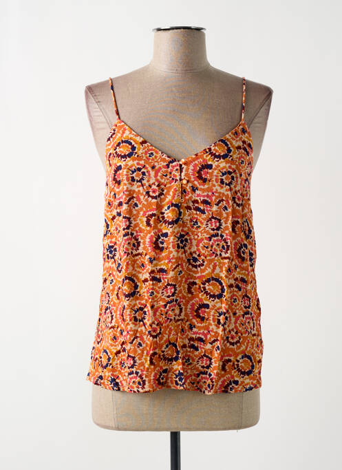 Top orange LOLA ESPELETA pour femme