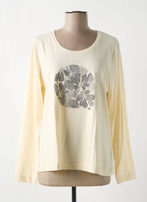 T-shirt beige TBS pour femme