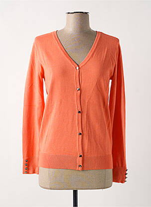 Gilet manches longues stretch orange BRANDTEX femme