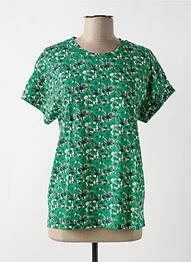 T-shirt stretch manches courtes vert BRANDTEX femme