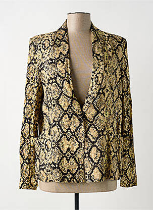 Blazer col châle jaune LOLA ESPELETA femme