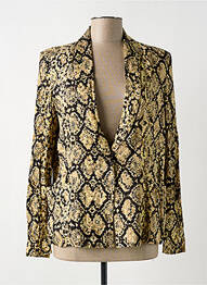 Blazer col châle jaune LOLA ESPELETA femme