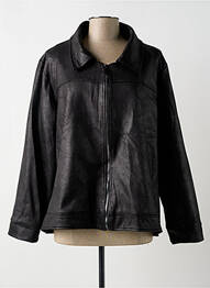 Veste casual tissage suedine noir SPG WOMAN femme
