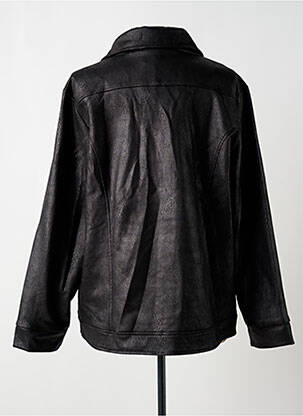 Veste casual tissage suedine noir SPG WOMAN femme
