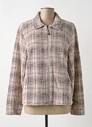 Veste casual col chemisier rose BRANDTEX femme