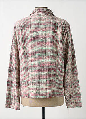 Veste casual col chemisier rose BRANDTEX femme