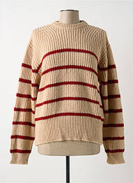 Pull stretch manches longues beige LOLA ESPELETA femme