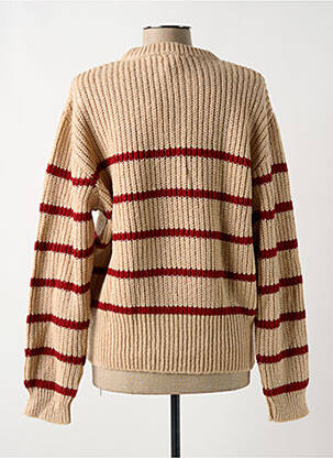 Pull stretch manches longues beige LOLA ESPELETA femme