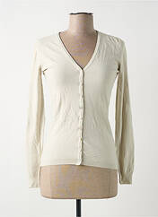 Gilet manches longues beige QUATRE VINGT JOURS pour femme seconde vue
