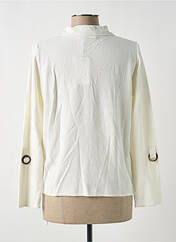 Gilet manches longues beige TRIPODE pour femme seconde vue
