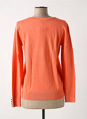 Gilet manches longues orange BRANDTEX pour femme seconde vue