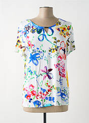 T-shirt blanc PAUSE CAFE pour femme seconde vue