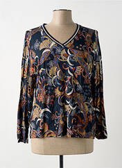 T-shirt bleu PAUSE CAFE pour femme seconde vue