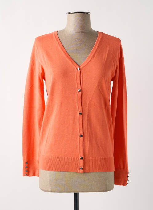 Gilet manches longues stretch orange BRANDTEX femme