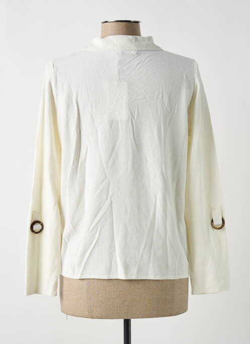 Gilet manches longues beige TRIPODE pour femme