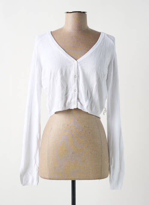 Gilet manches longues blanc LOLA ESPELETA pour femme