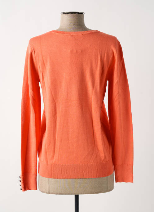 Gilet manches longues orange BRANDTEX femme