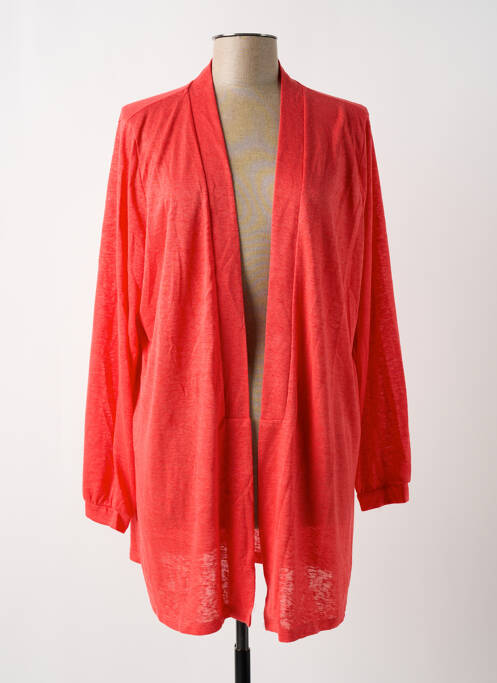 Gilet manches longues rouge SPG WOMAN pour femme