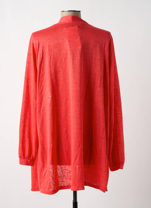 Gilet manches longues rouge SPG WOMAN femme