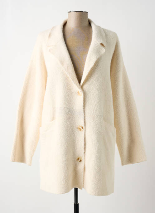 Manteau court beige LOLA ESPELETA pour femme