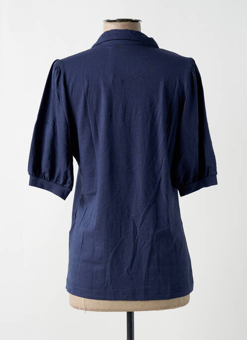 Polo bleu BRANDTEX pour femme