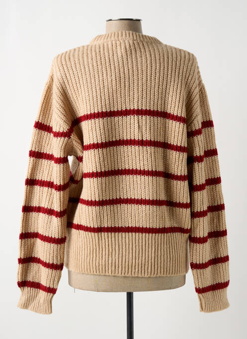 Pull stretch manches longues beige LOLA ESPELETA femme