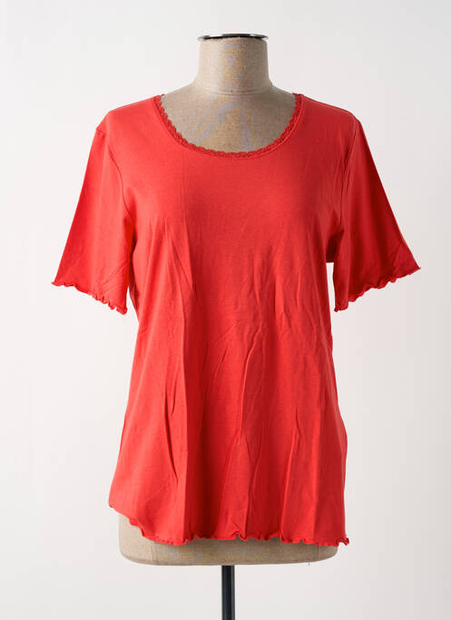 T-shirt rouge BRANDTEX pour femme