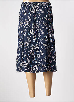 Jupe mi-longue taille normale bleu BRANDTEX femme
