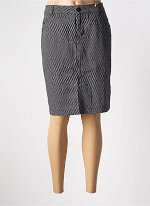Jupe mi-longue stretch gris TBS femme