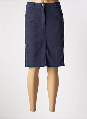 Jupe mi-longue bleu BRANDTEX pour femme