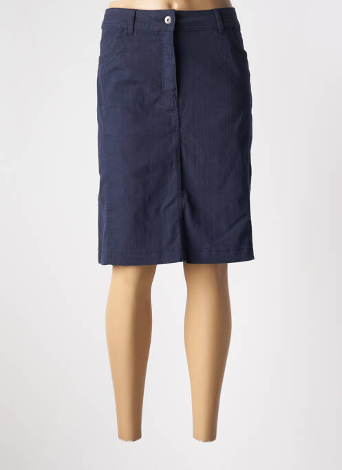 Jupe mi-longue bleu BRANDTEX pour femme
