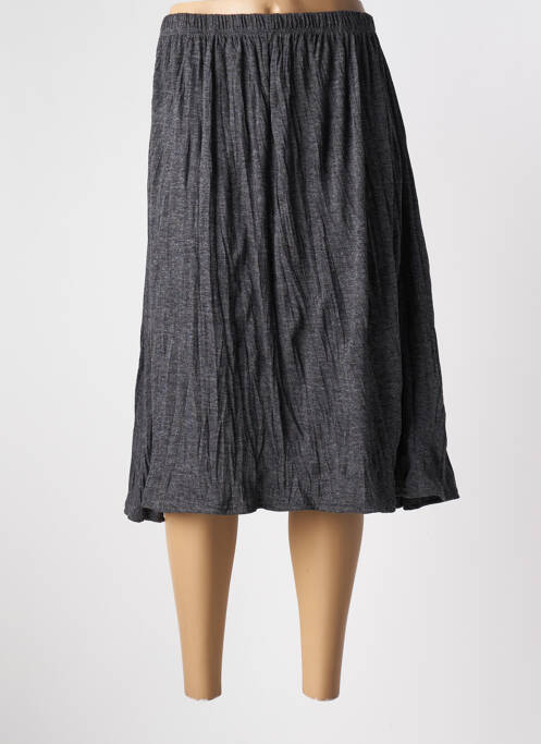 Jupe mi-longue gris EDMOND BOUBLIL pour femme