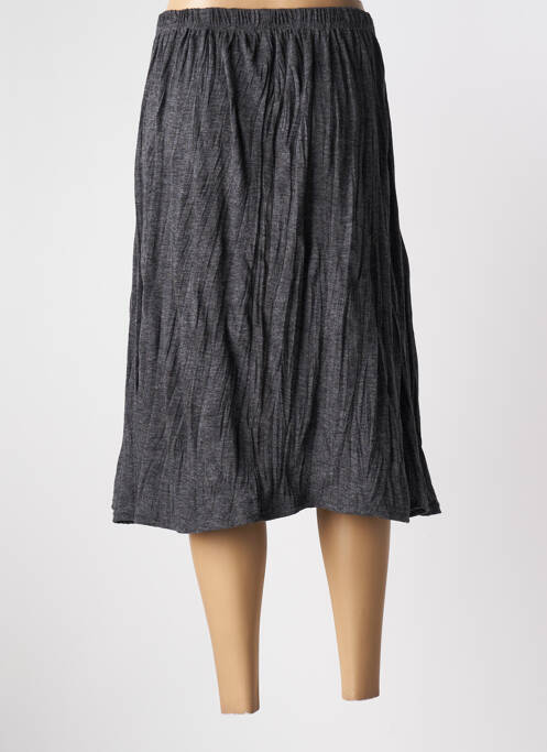 Jupe mi-longue gris EDMOND BOUBLIL pour femme