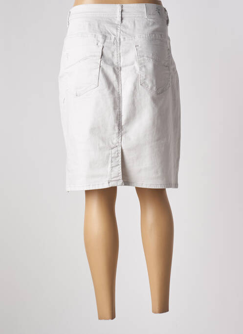 Jupe mi-longue gris GRIFFON pour femme