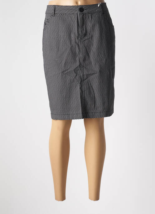 Jupe mi-longue gris TBS pour femme