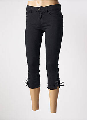 Pantacourt stretch taille basse noir TEDDY SMITH femme