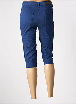 Corsaire tissage popeline taille normale bleu JULIE GUERLANDE femme