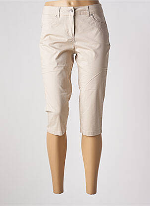 Corsaire stretch taille normale beige BRANDTEX femme