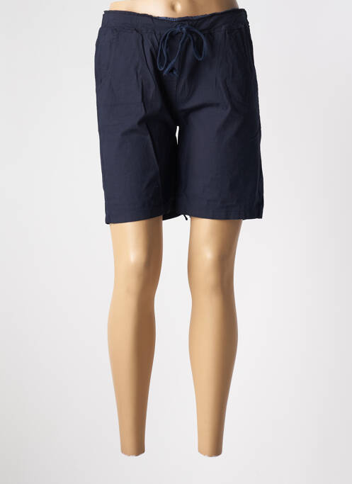 Bermuda bleu OTTANTOTTO pour femme