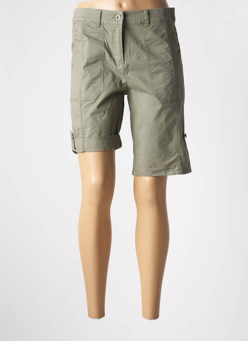 Bermuda vert BRANDTEX pour femme