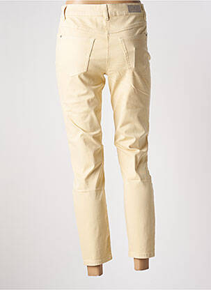 Pantalon 7/8 stretch taille basse beige BRANDTEX femme