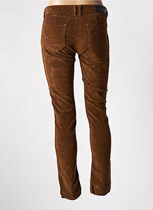 Pantalon slim taille basse taille basse marron LOLA ESPELETA femme