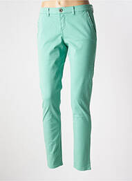 Pantalon chino taille basse taille basse vert LOLA ESPELETA femme